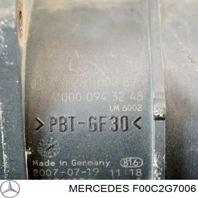 Купить F00C2G7006 Mercedes Воздухомер