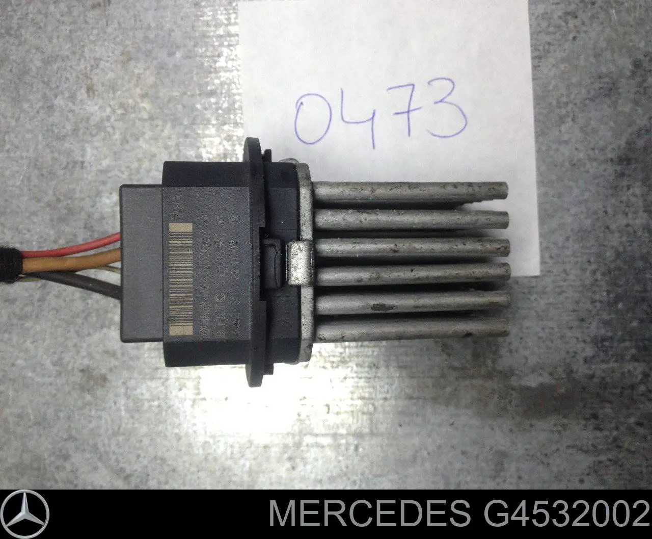 G4532002 Mercedes resistor (resistência de ventilador de forno (de aquecedor de salão))