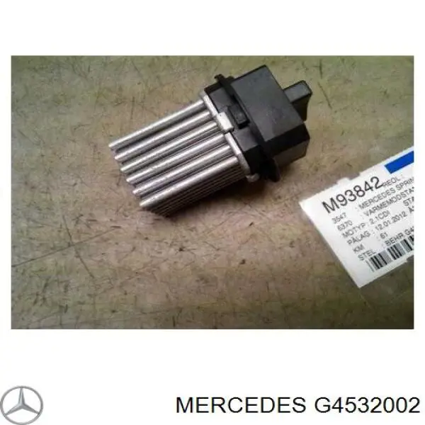 Реле отопителя Mercedes G4532002 цена, от 36.67 USD
