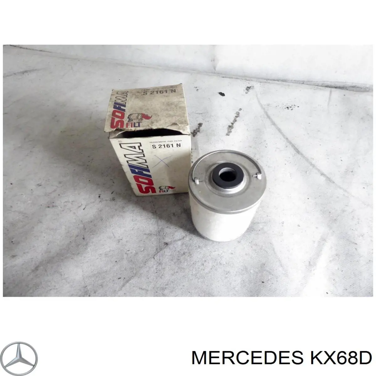 KX68D Mercedes топливный фильтр