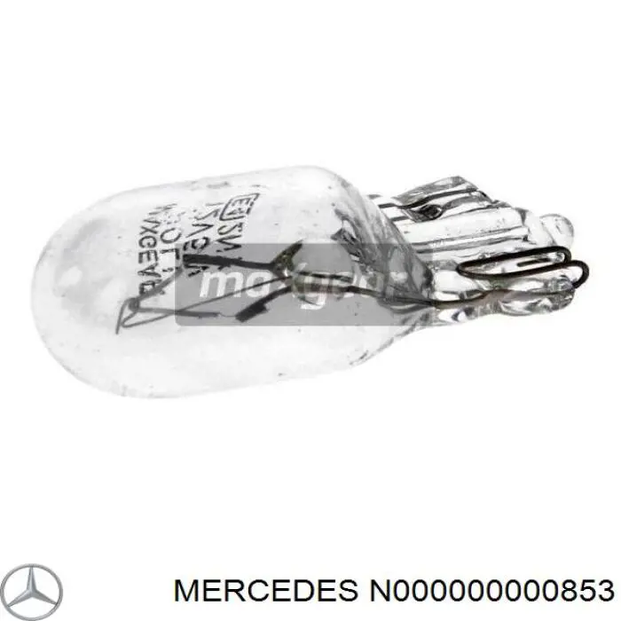 Лампочка плафона освещения салона/кабины Mercedes N000000000853 цена, от 0.69 USD