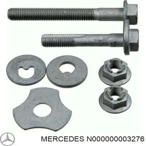 a000000003276 Mercedes porca de parafuso de fixação de braço oscilante dianteiro inferior