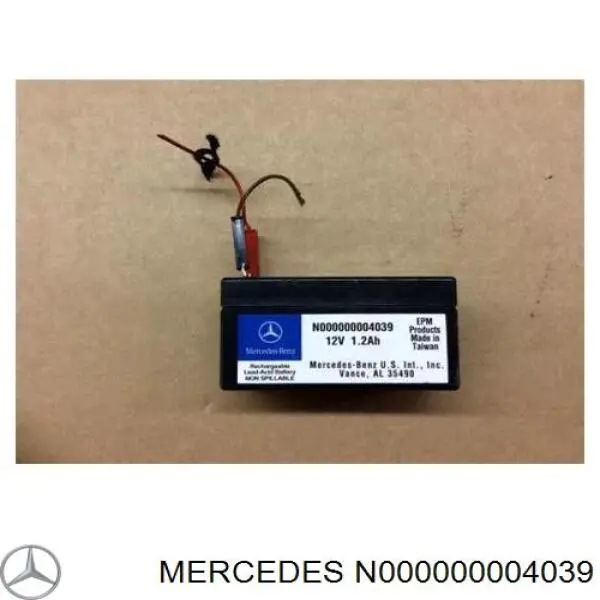 A000000004039 Mercedes bateria recarregável (pilha)