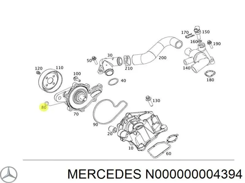  Mercedes N000000004394 цена, от 1.71 USD
