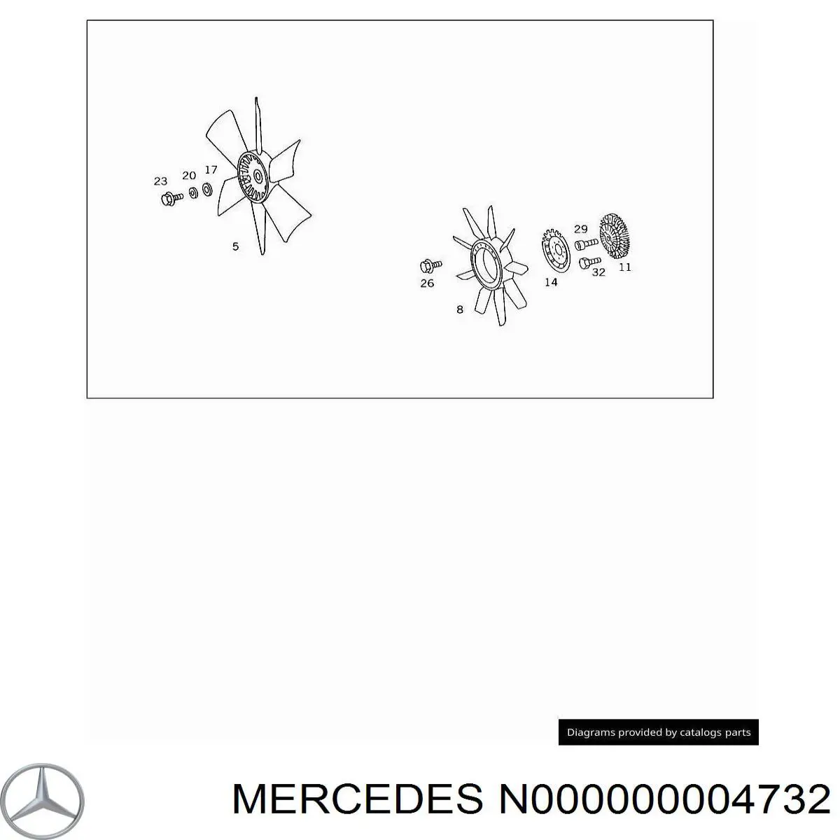  Mercedes A000000004732 цена, от 4.37 USD