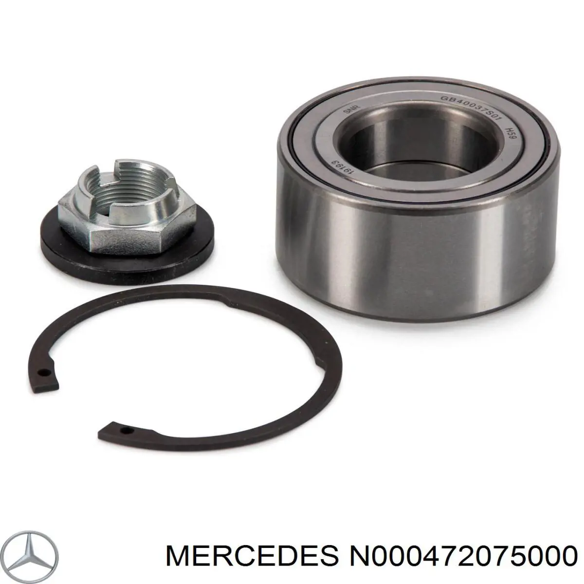 Комплект подшипника ступицы колеса Mercedes N000472075000 цена, от 11.37 USD