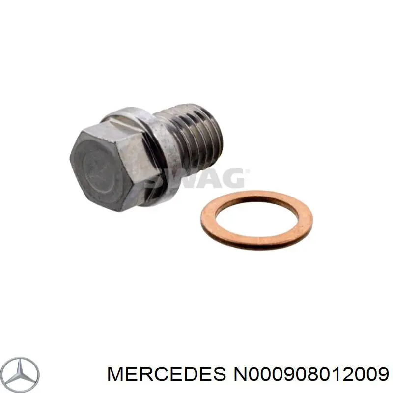 Пробка піддона АКПП N000908012009 Mercedes