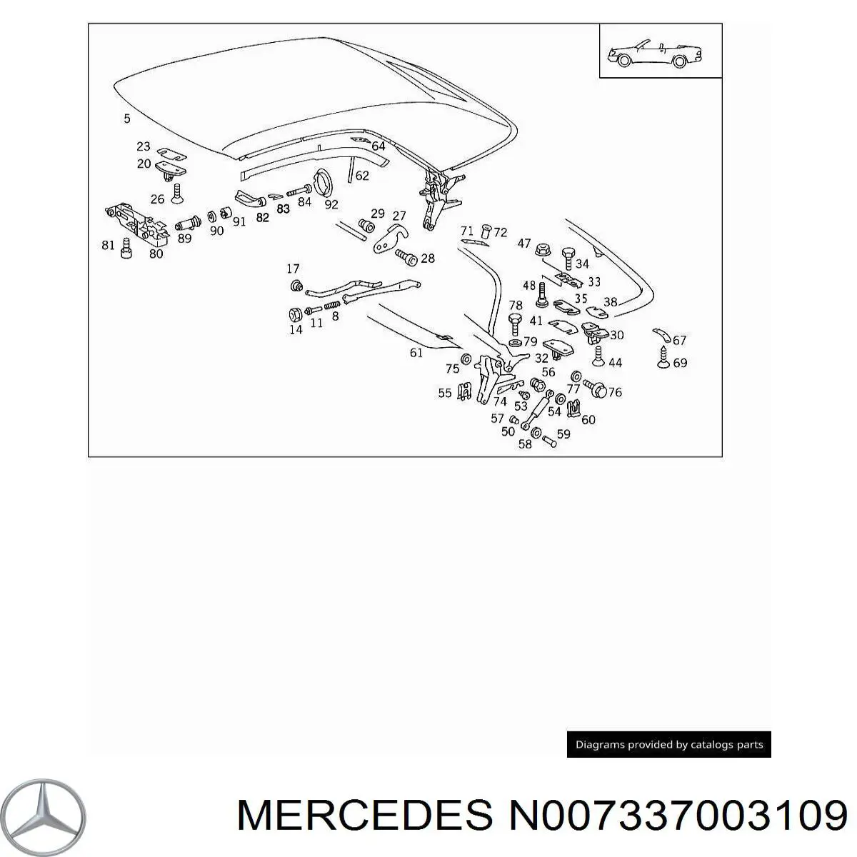  007337003109 Mercedes