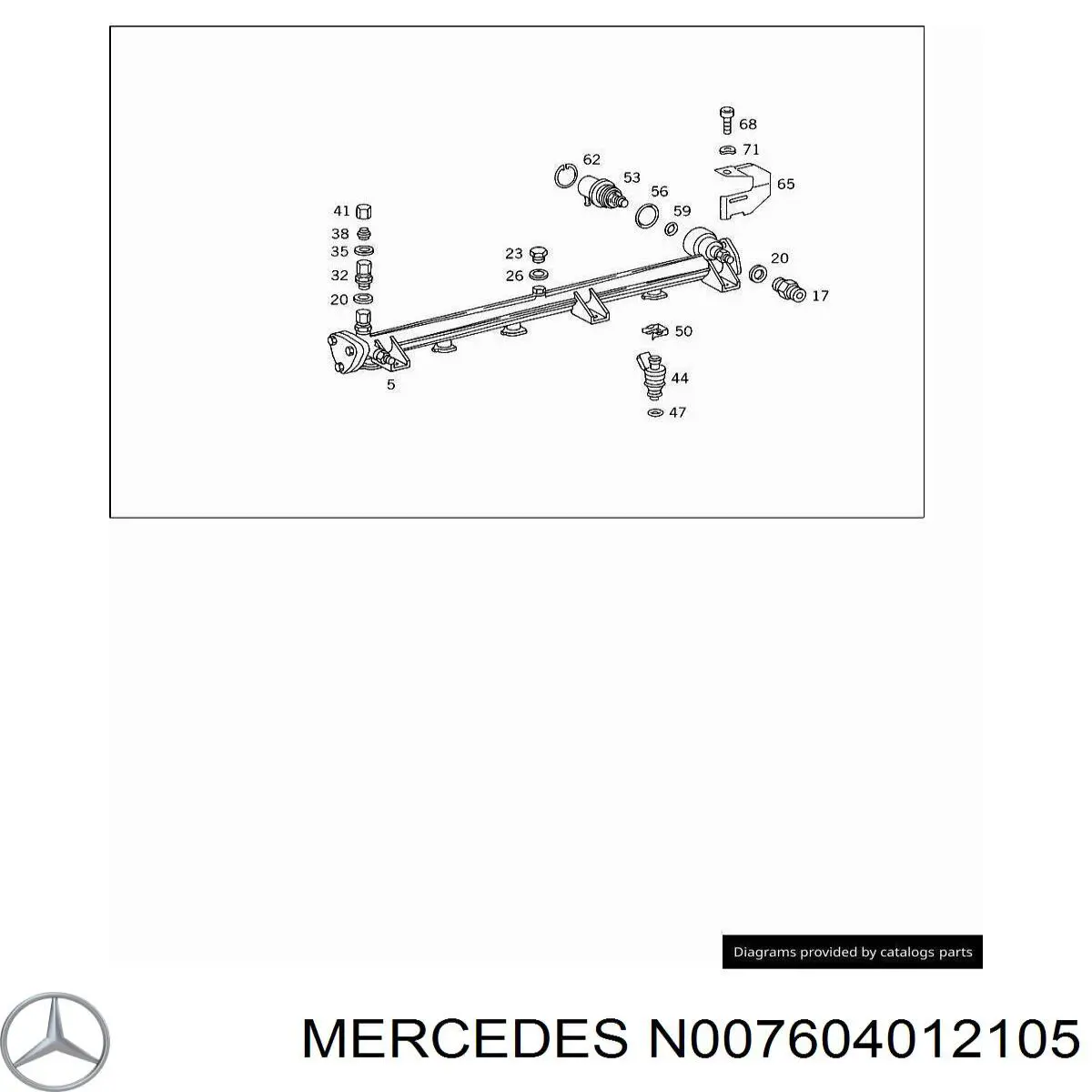 N007604012105 Mercedes 