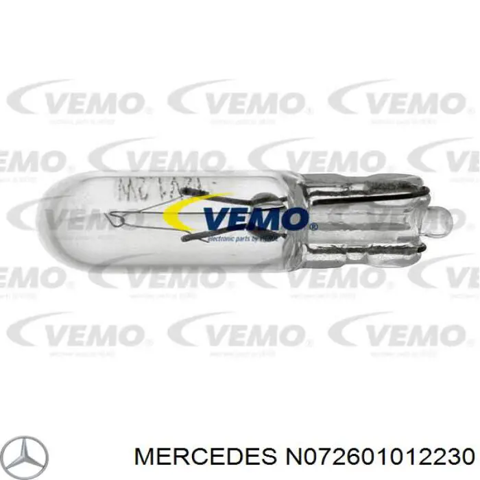 Luz Del Tablero (Panel Principal) N072601012230 Mercedes