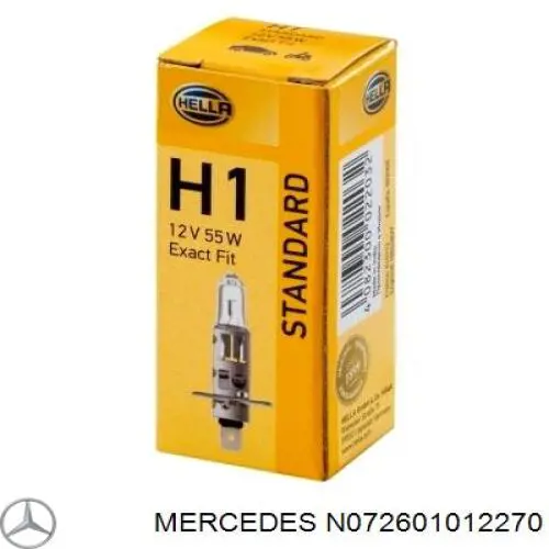Лампочка ближнего света Mercedes N072601012270 цена, от 1.70 USD