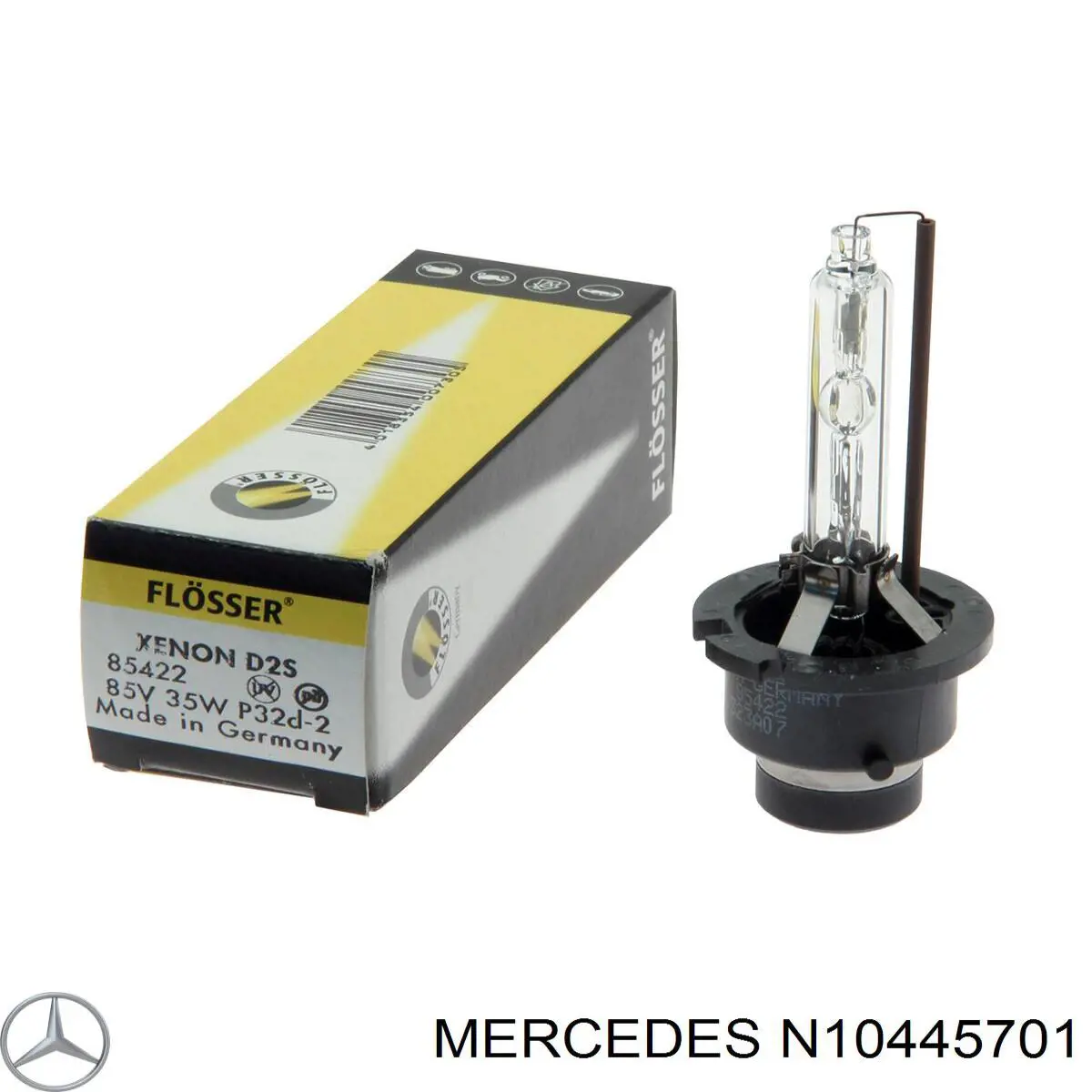 N10445701 Mercedes лампочка ксеноновая