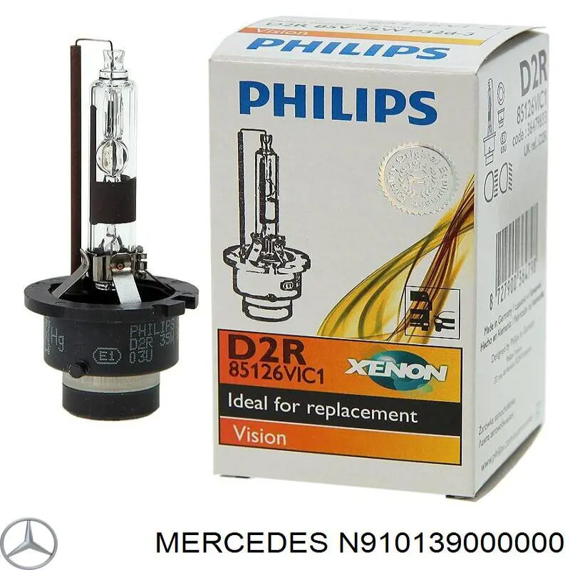 N910139000000 Mercedes лампочка ксеноновая