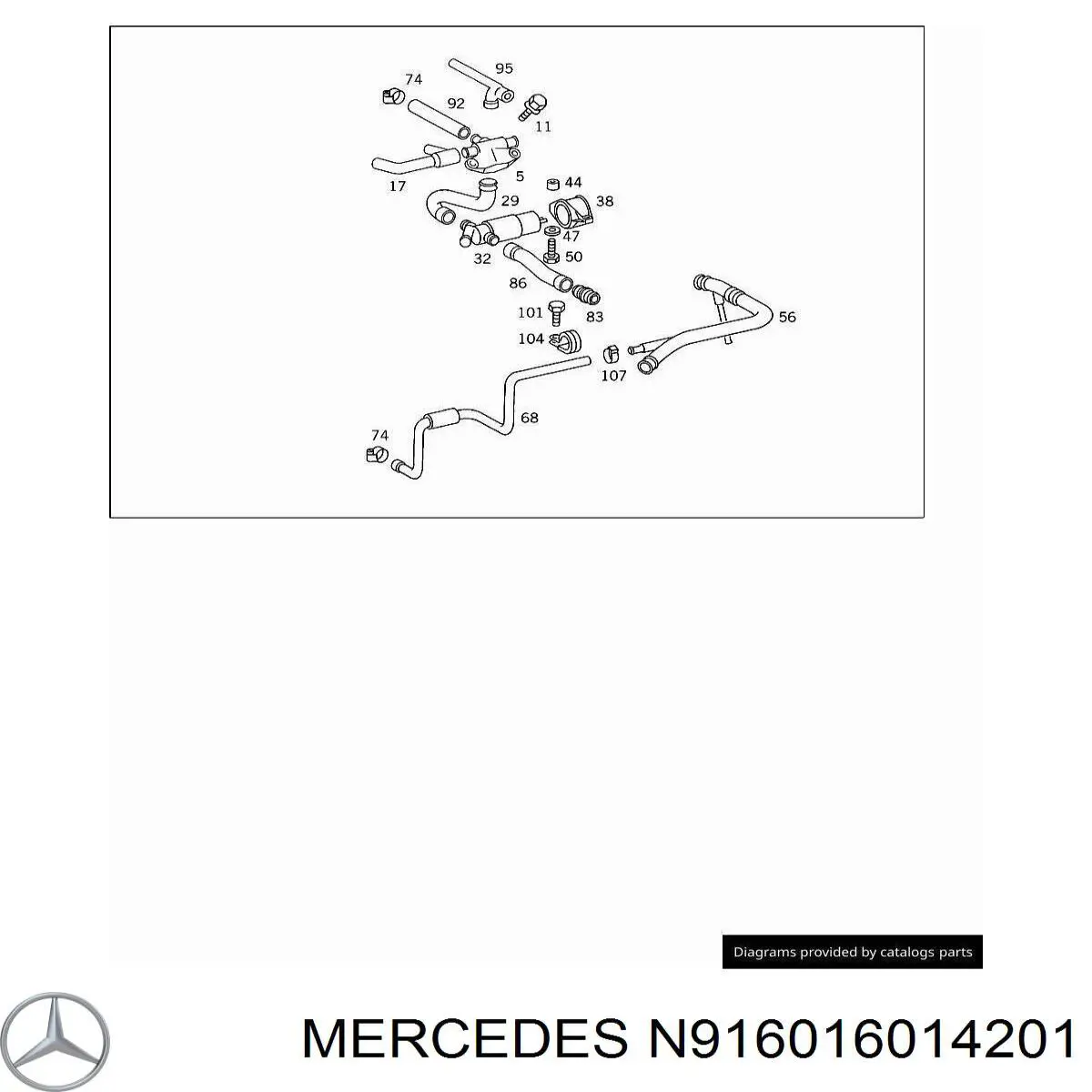 N916016014201 Mercedes 