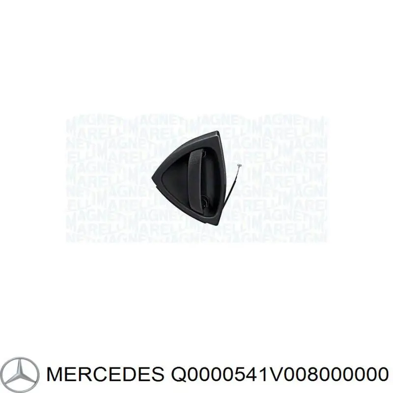 Ручка двери передней наружная правая Q0000541V008000000 Mercedes