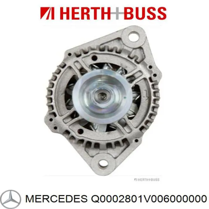Автомобильный генератор Mercedes Q0002801V006000000 цена, от 131.32 USD