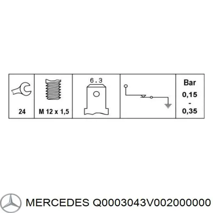  Q0003043V002000000 Mercedes