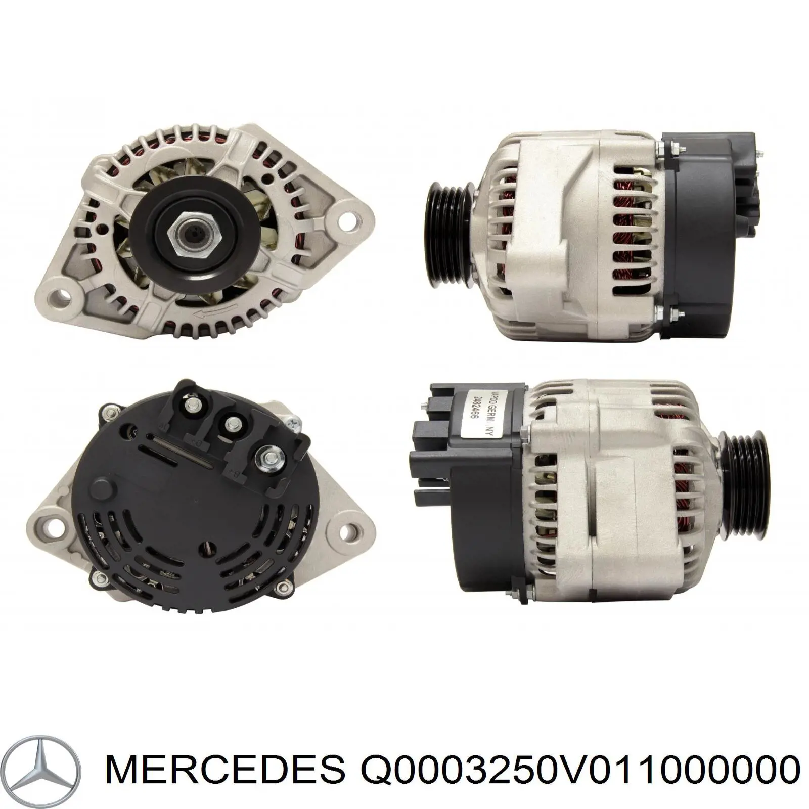 Автомобильный генератор Mercedes Q0003250V011000000 цена, от 130.60 USD
