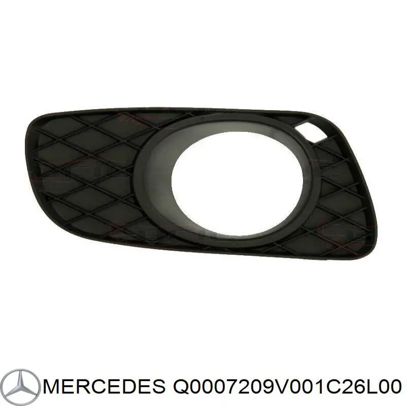Купить Q0007209V001C26L00 Mercedes Решетка радиатора