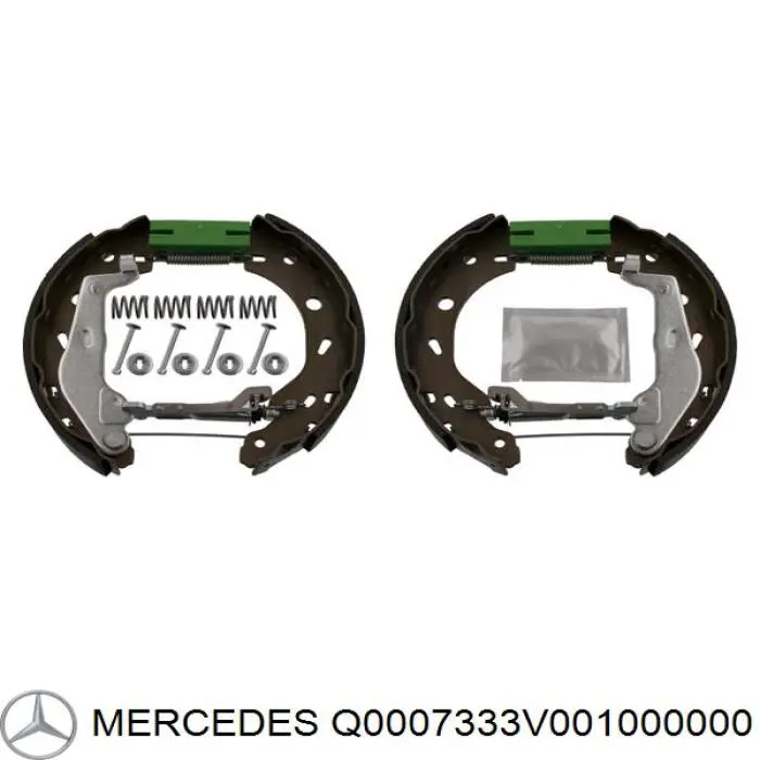 Цилиндр тормозной колесный рабочий задний Mercedes Q0007333V001000000