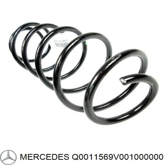 Передняя пружина Q0011569V001000000 Mercedes