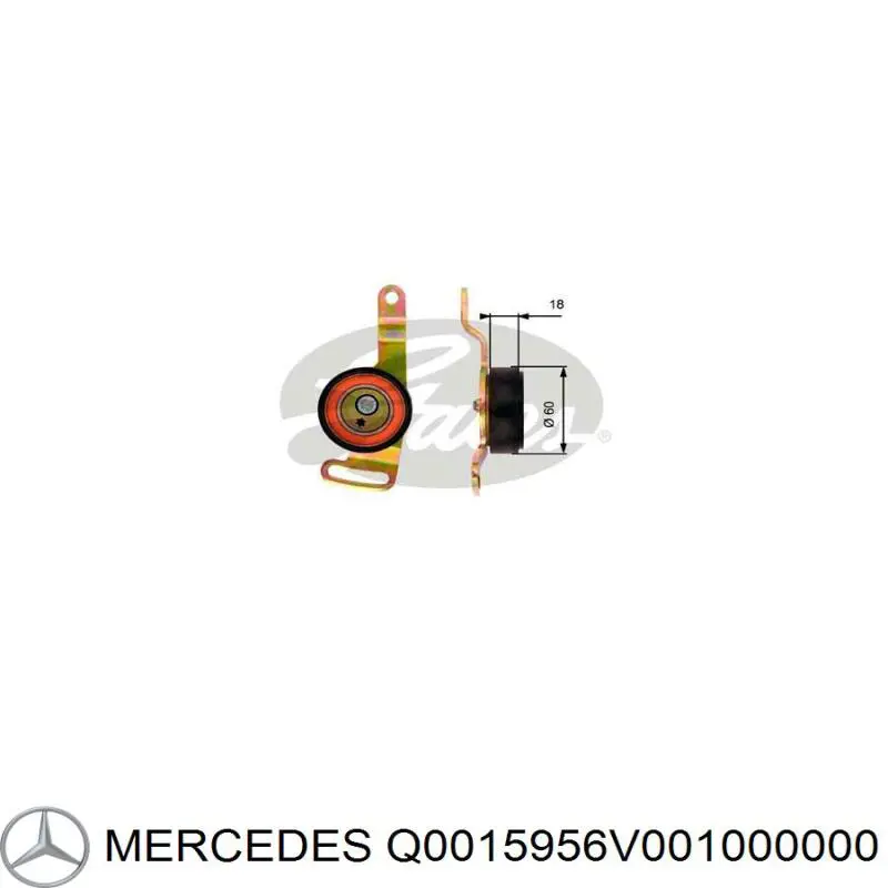 Купить Q0015956V001000000 Mercedes Ремень приводной