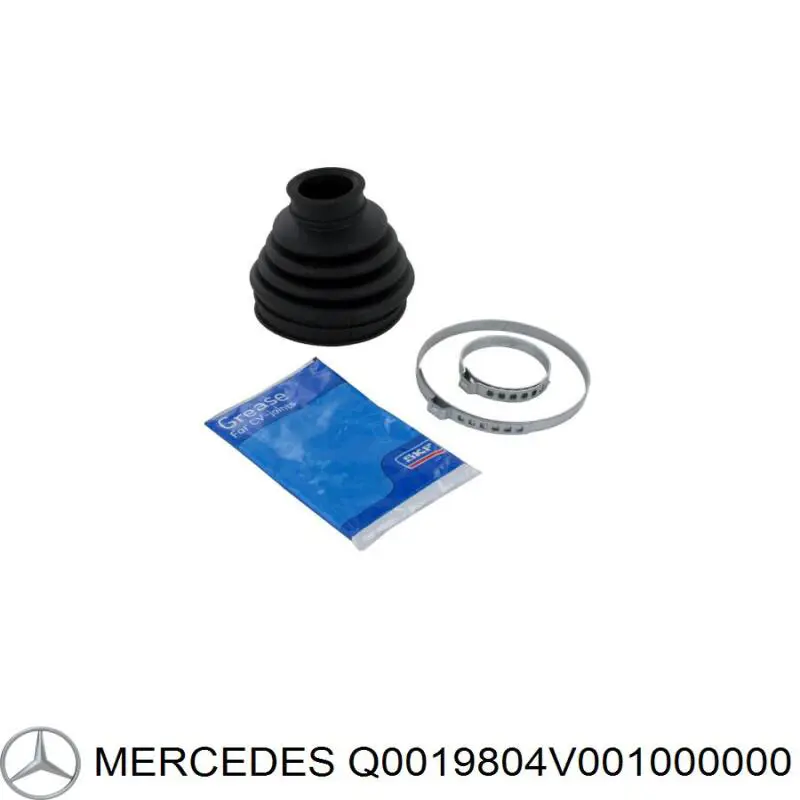 Пыльник шарнира угловых скоростей внутренний задний Mercedes Q0019804V001000000 цена, от 13.99 USD