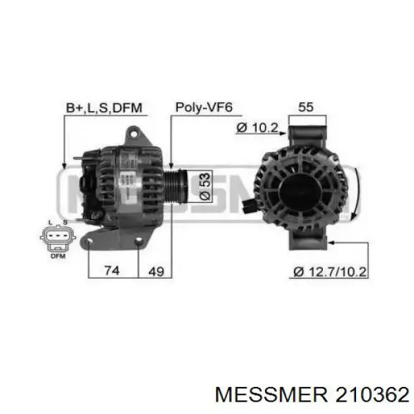 Генератор 210362 Messmer