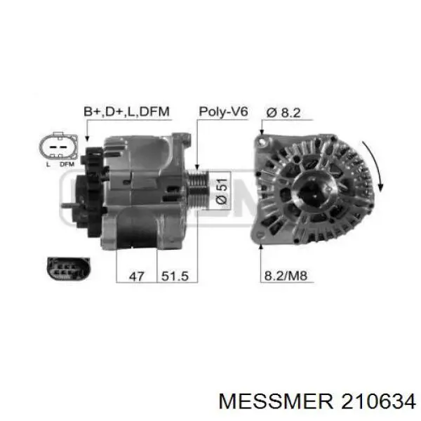 Генератор 210634 Messmer