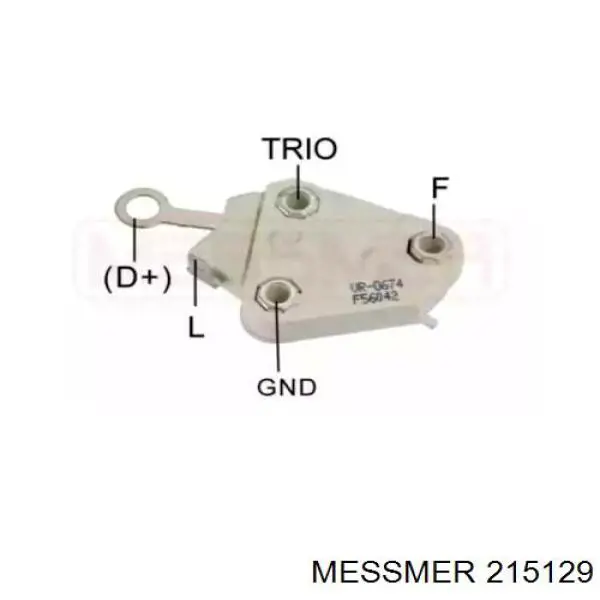 Реле-регулятор генератора (реле зарядки) MESSMER 215129