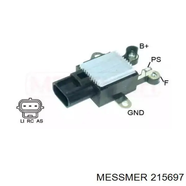 Реле-регулятор генератора (реле зарядки) MESSMER 215697