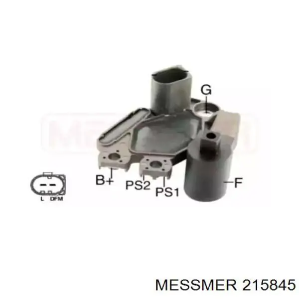 Реле-регулятор генератора (реле зарядки) MESSMER 215845