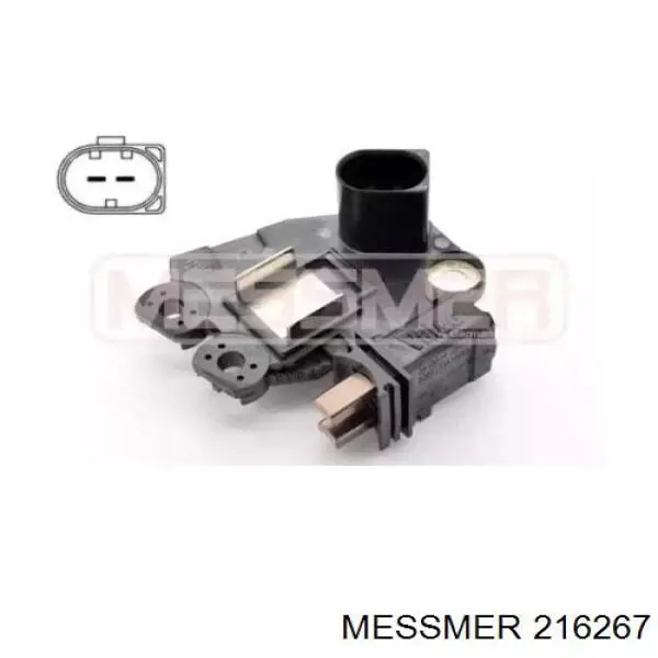 0041545006 Mercedes реле-регулятор генератора (реле зарядки)