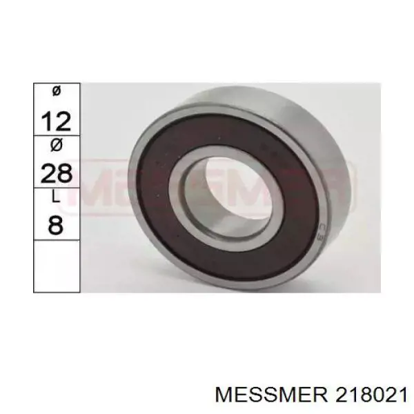 218021 Messmer подшипник генератора