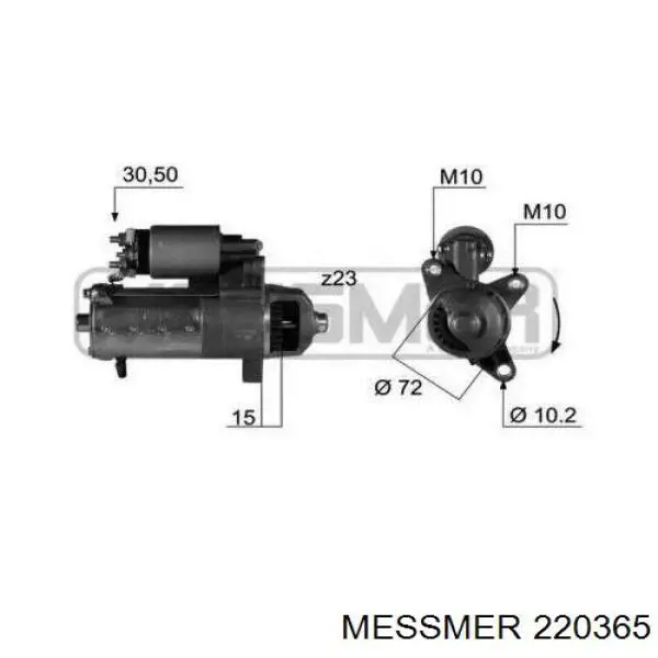 Стартер 220365 Messmer