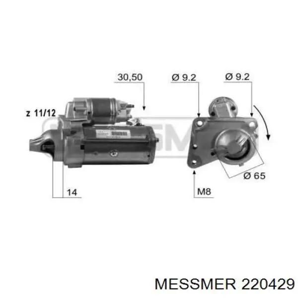 Стартер 220429 Messmer