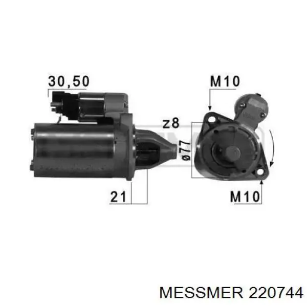 Стартер 220744 Messmer