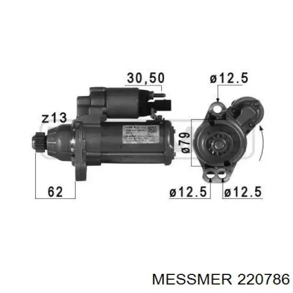 220786 Messmer motor de arranco