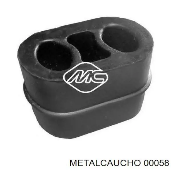 Купить 00058 Metalcaucho Подвесные подушки глушителя