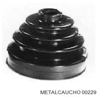 00229 Metalcaucho пыльник рулевого механизма (рейки правый)