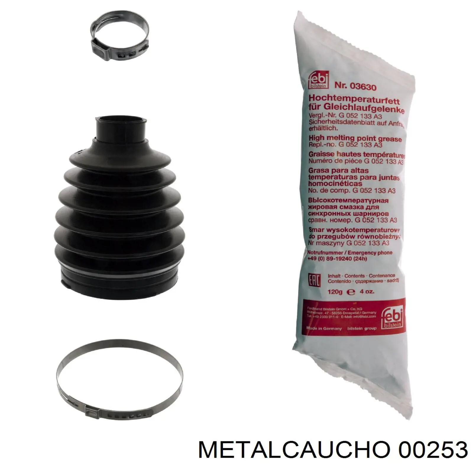 00253 Metalcaucho пыльник шруса передней полуоси внутренний