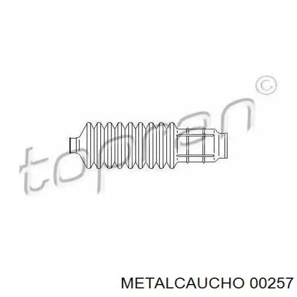 Bota De Direccion Derecha (Cremallera) 00257 Metalcaucho