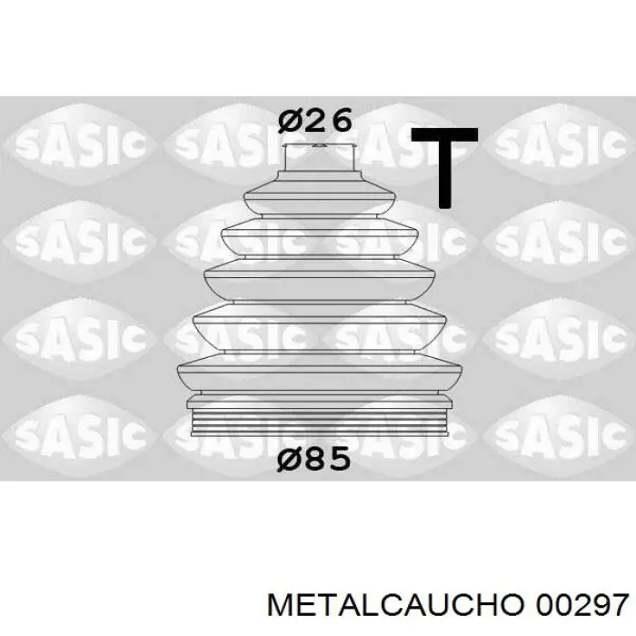Купить 00297 Metalcaucho Пыльник гранаты наружный, передний