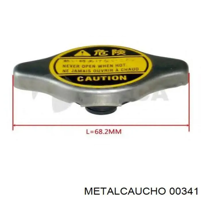 Купить 00341 Metalcaucho Пыльник гранаты внутренний, передней полуоси