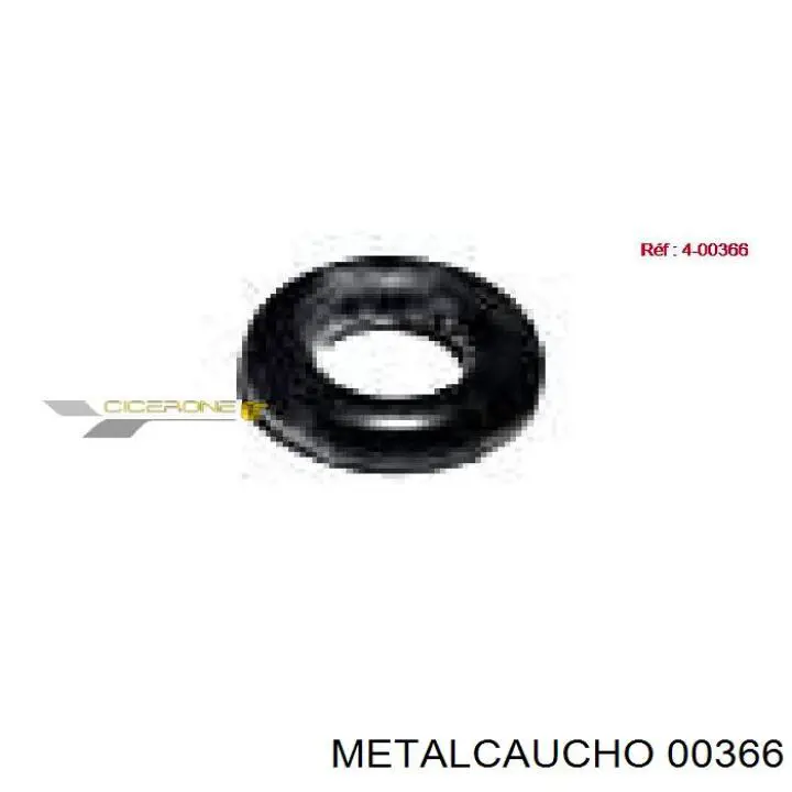 Soporte, silenciador 00366 Metalcaucho