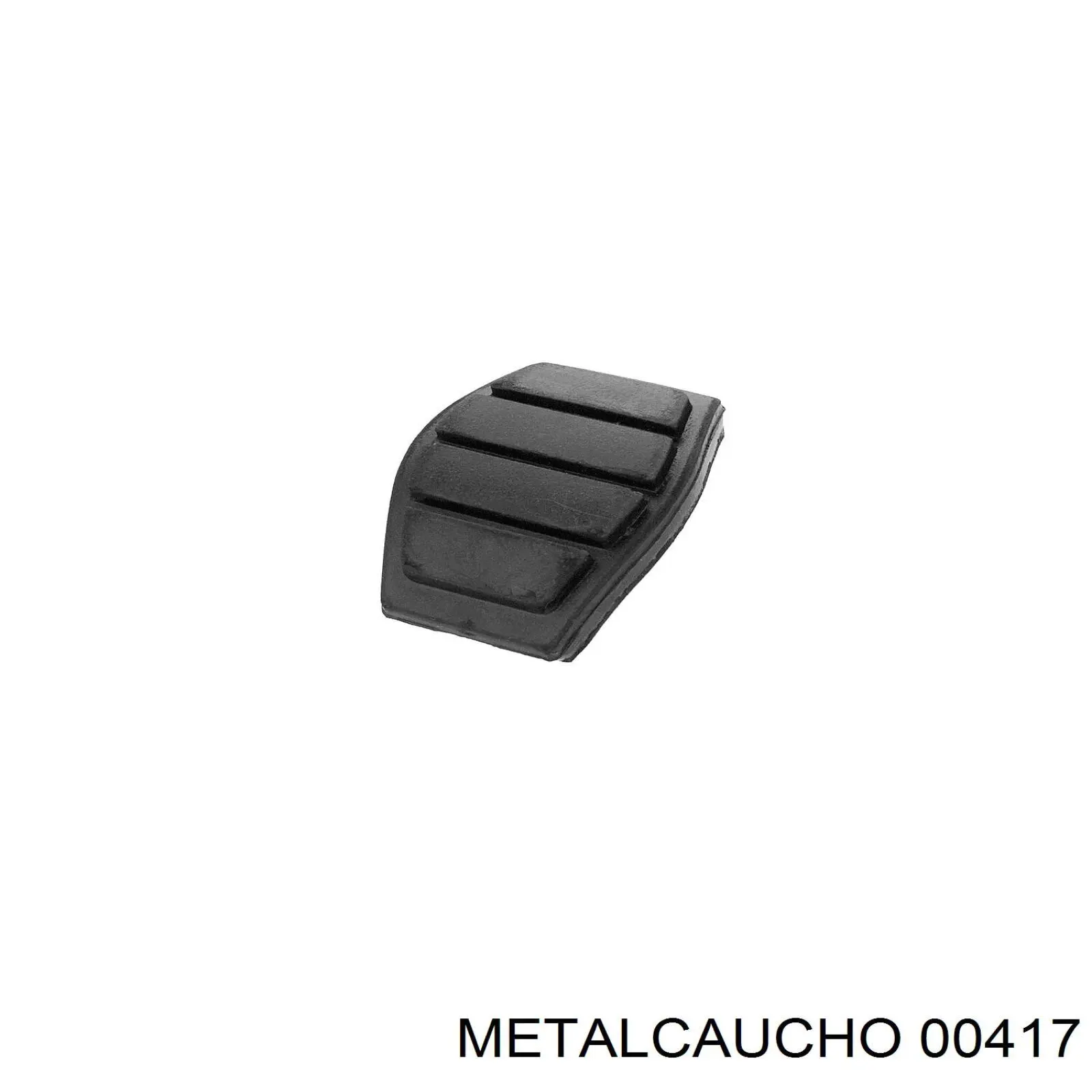 00417 Metalcaucho накладка педали тормоза
