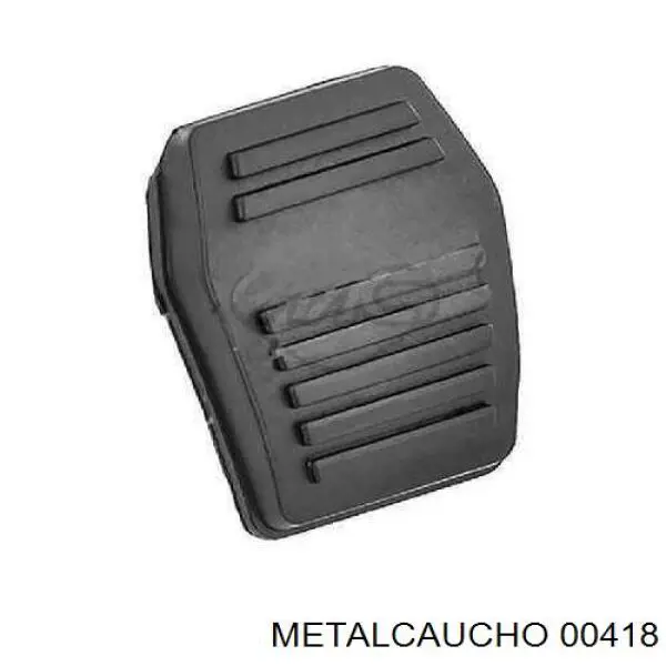 00418 Metalcaucho накладка педали тормоза