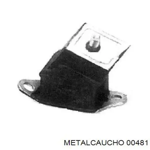 Подушка коробки передач 00481 Metalcaucho