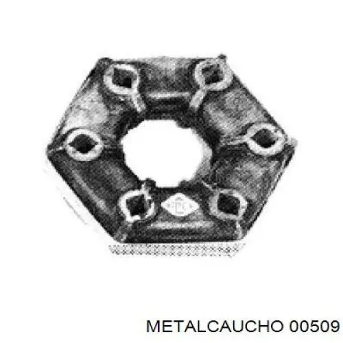 00509 Metalcaucho муфта кардана эластичная