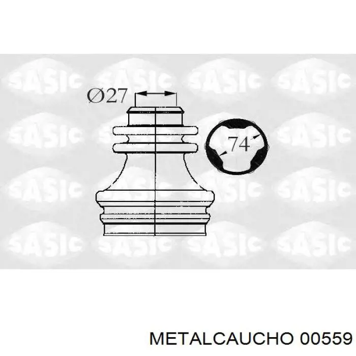 Пыльник шарнира угловых скоростей внутренний передний Metalcaucho 00559 цена, от 3.59 USD